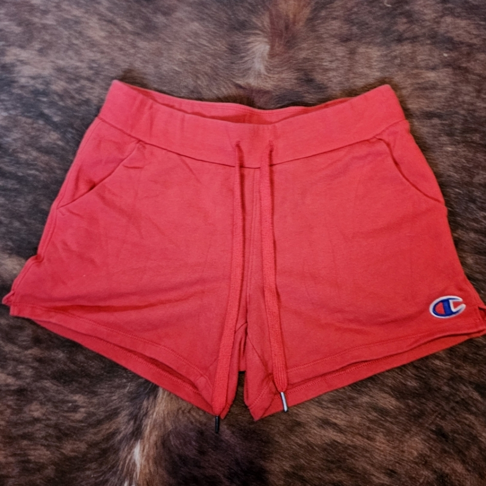 Champion Red Sweat Shorts Size Small